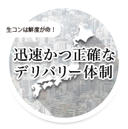 迅速かつ的確なデリバリー体制